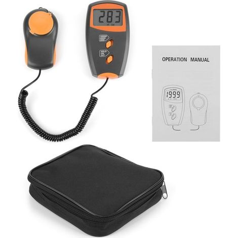Luxmetre digital LX1010BS, display LCD, illuminometer for tests nementaux