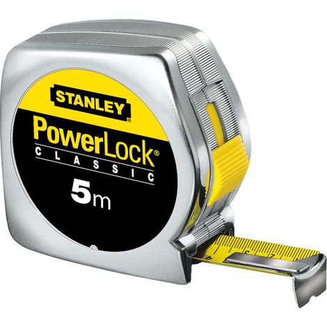Metro misuratore 5 mt - Flessometro Stanley Powerlock