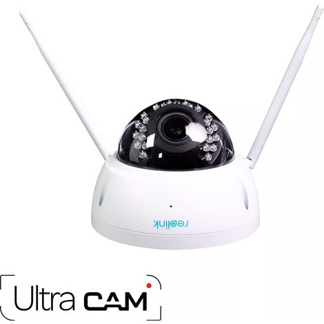 [FIN DE SÉRIE] Caméra compatible UltraCAM - WiFi DC12V / Intelligente / 2K / Anti-Vandale IK10 / Zoom Optique 5X / IP66 (1/5)