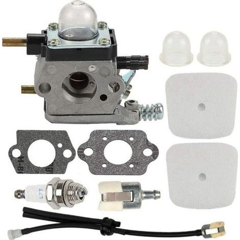 Kit Carburateur avec Filtre une Air pour Moteur Mantis une 2 Temps 7222 7222E 7222M 7225 7230 7234 7240 7920 7924 Motoculteur - (1/4)