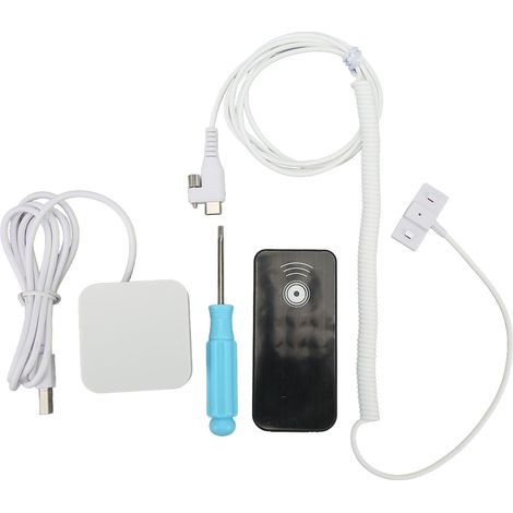 Alarme antivol pour écran de téléphone portable avec affichage, volume 100 dB et télécommande, pour centres commerciaux (tête en T). (1/5)