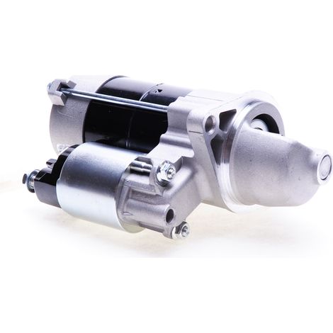 Jardiaffaires – Démarreur adaptable 12V pour moteur Kubota – Pignon 9 dents DENSO PLGR – Puissance 1kW – Fixation 2 points entraxe 108mm (1/4)