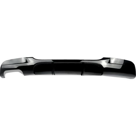 Difusor trasero, montaje directo, plástico ABS resistente, negro brillante. (1/2)