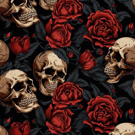 Tela decorativa para exteriores Oxford - Motivo de calavera I DX4441 (1/5)