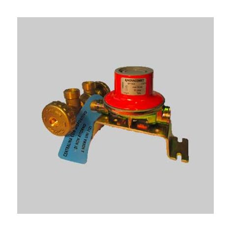 Minicentralina due attacchi con regolatore 4 kg/h con regolatore bp 1903 vt