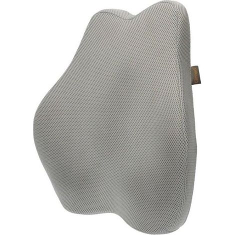 Shape&Rest Almohada lumbar con espuma viscoelástica para apoyar la espalda y mejorar la postura, Gris (1/2)