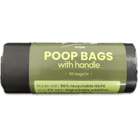 Active canis - Dog poop bags 50 pcs - with handle