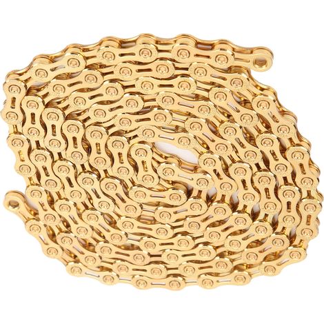 Chaîne VTT VG Sports 11 Vitesses 116 Maillons 1/2"x11/128" En Or (1/5)