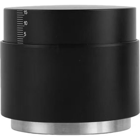 3-in-1-Kaffeespender und -Tamper, verstellbares Espresso-Ausgabewerkzeug, geeignet für 51-mm-Portable-Filterpapiere, schwarzer Gewindesockel