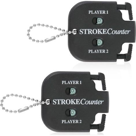 Compteur de Coups de Golf Mini Noir avec Réinitialisation Facile et Porte-Clés – Pour Compétitions, Entraînements et Jeux de Golf (1/5)