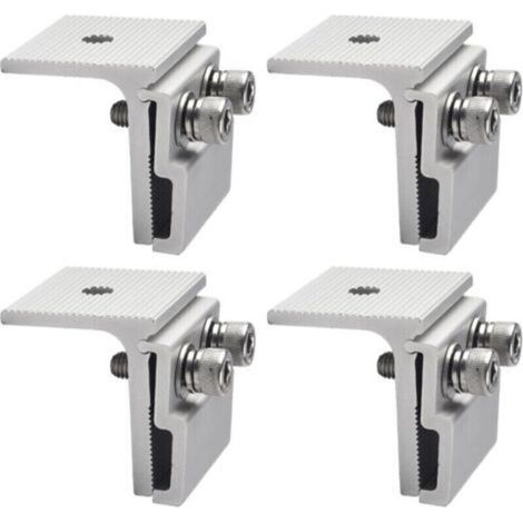 Ensemble de 4 attaches de câble pour câbles de toiture, clips pour joints debout pour câbles chauffants, pare-neige et panneaux solaires. (1/4)
