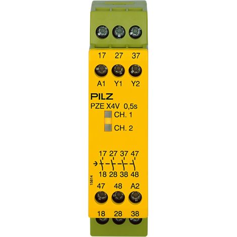 PILZ 774580 Erweiterungsmodul 24 V DC, 1 Kanal –  4 Sicherheitskontakte