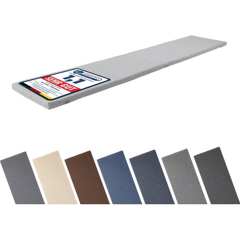 Garronda Coussin Extérieur Imperméable 180x40 cm Gris clair-8 GD-0220