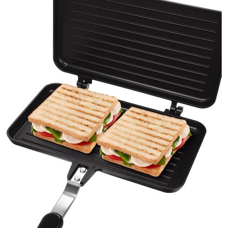 Moule à sandwich antiadhésif double face pour une utilisation domestique, la pâtisserie et l'organisation de la cuisine.-AquaForge (1/5)