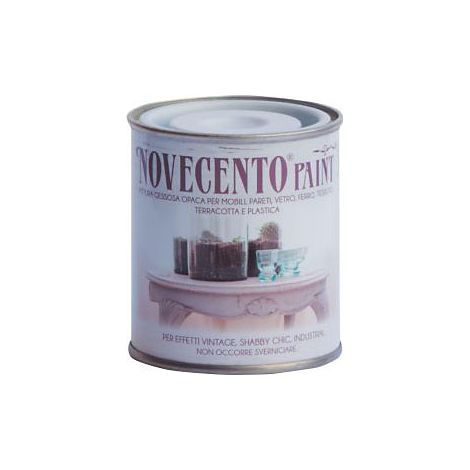 Pittura Gessosa Opaca Shabby Chic per Mobili Pareti Vetro Gesso Novecento Paint - Colore: Duna del Deserto - Formato: 500 ml