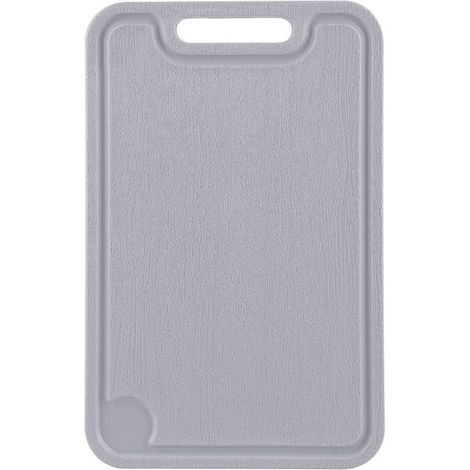 Planche à découper en plastique Molly 31,5 x 19,5 cm, gris clair moyen