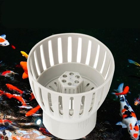 Écumoire de bassin pour carpes koï avec attrape-feuilles, réglable (1/5)