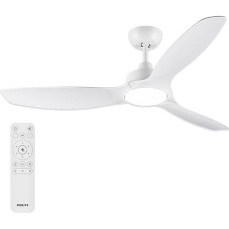Ventilador Philips olas 132 cm luz LED ajustable (1/3)
