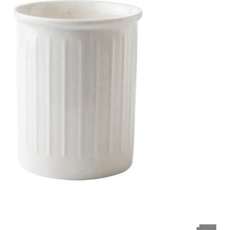 Porte-Baguettes - Support Baguettes Cuisine Céramique Blanc Relief Vertical - Pour Cuisine Maison ou Restaurant - 1 Pièce (1/5)