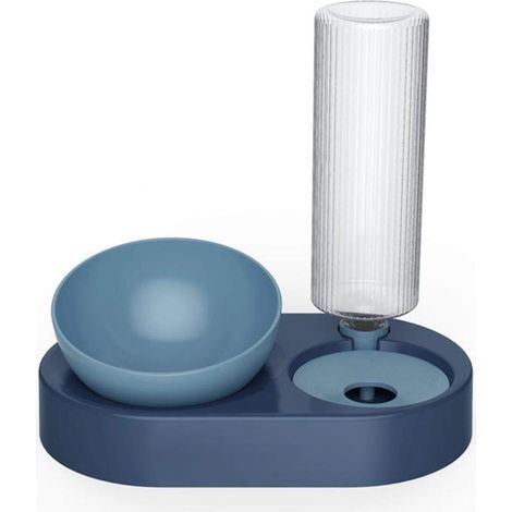 Double Water and Bowl for Dogs and Cats - Automatic Water Dispenser with Food Bowl - Bowl Set for Small or Medium Sized Dogs and Cats (1/5)