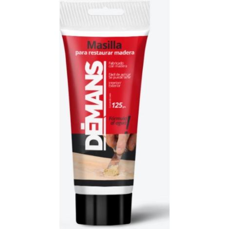 FPLUS madera plastica haya 125 ml. , Masilla fabricada a base de resinas y pasta de madera para la reparación y conservación de todo tipo de maderas. Una vez aplicado y adherido el