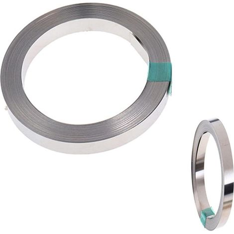 Nickelband, 8 x 0.15 mm Nickel Rayures,de la Pure, de Nickel,de Nickel, de Plaques de Bande Blattstreifen,pour Soudeur(10m) (1/5)