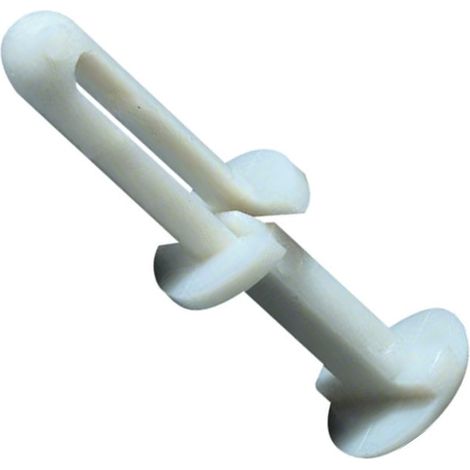 Rivet pour trou de perçage 4mm sans halogene résistance de serrage 4-7mm gris HAGER L5123