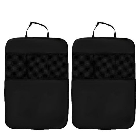 Housse de siège arrière – 2 Protections de siège pour avec Sac de Rangement Organiseur Multifonction pour siège arrière de Voiture – Housse de Protection intérieure pour Voiture (1/5)