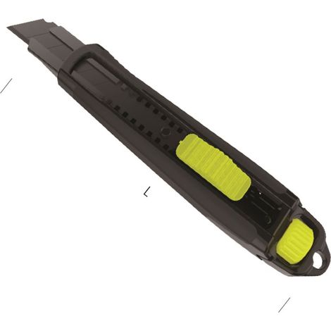 CUTTER PROFESIONAL MÉTRICO "BLACK BLADE" 18 mm