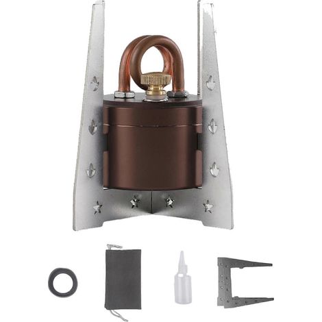 Découvrez le mini réchaud à alcool léger pour le camping : haute efficacité, conception coupe-vent, idéal pour la randonnée et la cuisine en plein air. BCoffee (1/5)