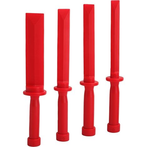 Set mit 4 selbstklebenden Kunststoffschabern zum Entfernen von Auswuchtgewichten, zum Schutz der Felgen ohne Kratzer, für Reifenservice und Reparaturen (1/5)