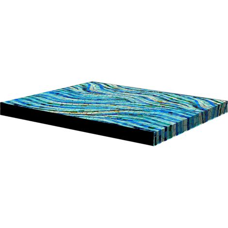 Colchón para cama de perro XXL 110×80×5 cm - espuma, funda impermeable, estampado "Mosaico", Bertoni (1/5)