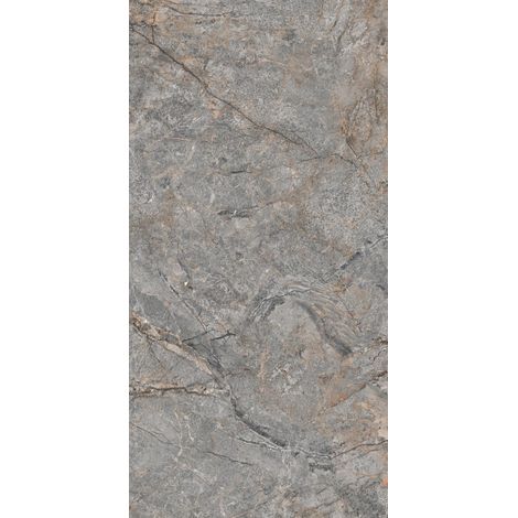 Carrelage sol / mur effet pierre PETRAVIA GREY l.60X L.120 cm Mat LIMCARO (1/5)