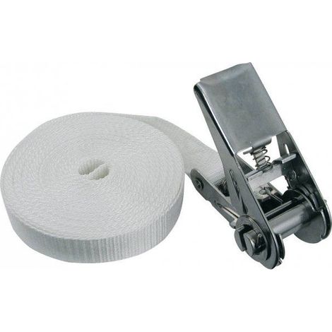 SANGLE A CLIQUET INOX 25MM - 700 DAN - EUROMARINE - 7 m
