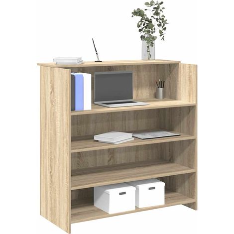 Empfangstresen Sonoma-Eiche 100 x 50 x 103,5 cm Holzwerkstoff