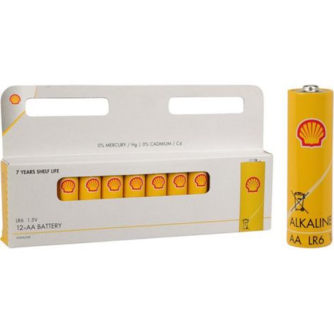 Batterie Alcaline Stilo "AA" confezione da 12 pile 1.5 v (1/5)