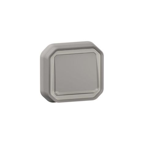 Legrand - Plexo L - Bouton poussoir - Encastru00e9 - Gris - Ref. : 069540L+069681L (1/3)