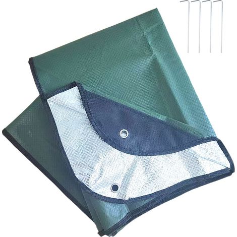 Coperta di sopravvivenza riutilizzabile ultra resistente, 210 x 150 cm, kit di sopravvivenza per esterni, impermeabile e antivento, ideale per emergenze all'aperto, tende e campeggio. (1/5)