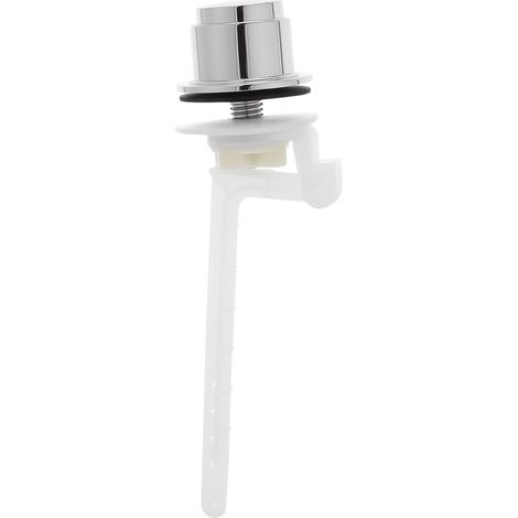 Bouton-poussoir Latéral pour réservoir WC en Plastique Argenté (1/5)