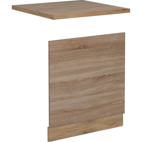 Façade de lave-vaisselle R-Line, Sonoma, 60cm, PT Chêne, Vicco
