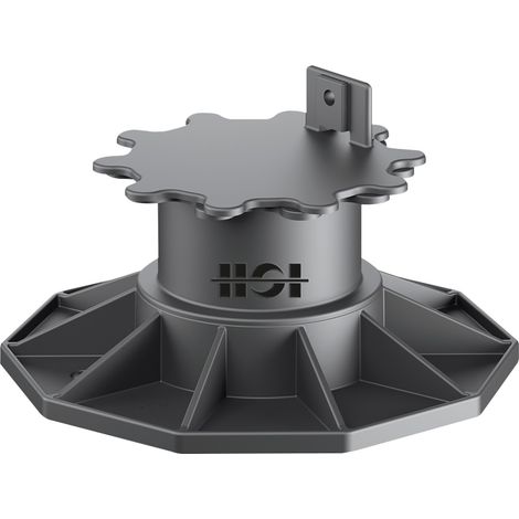 HSI Terra Classic Stelzlager 6,5 - 13 cm verstellbar Kunststoff schwarz
