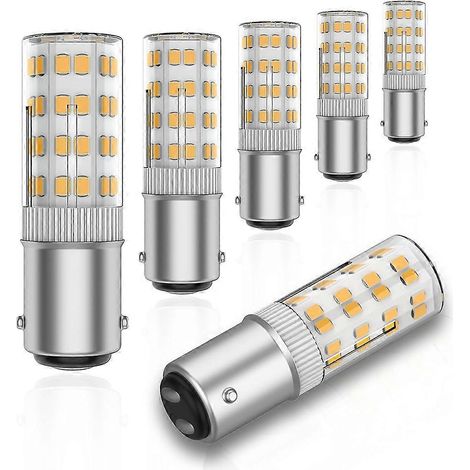 BA15DLED 120V LED-Doppelkontaktlampe, Bajonettsockel, entspricht 50W Halogenlampe JD T3/T4, Ersatzlampe für Nähmaschine C (1/5)
