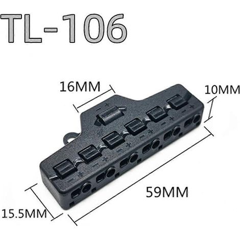 Raccord rapide, répartiteur de ligne, ruban LED, éclairage sur rail (1/5)