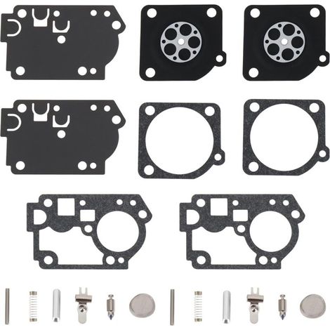 Kit de reparación de diafragma de carburador para cortacésped (2 piezas) Compatible con ZAMA C1U-W43
