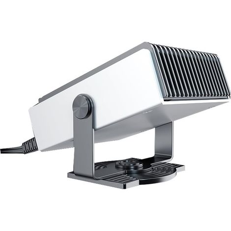 Autoheizung, 12V 150W Autolüfterheizung, Scheibenenteiser und -entfeuchter, 2-in-1 Kühl- und Heizlüfter mit 360° drehbarem Sockel