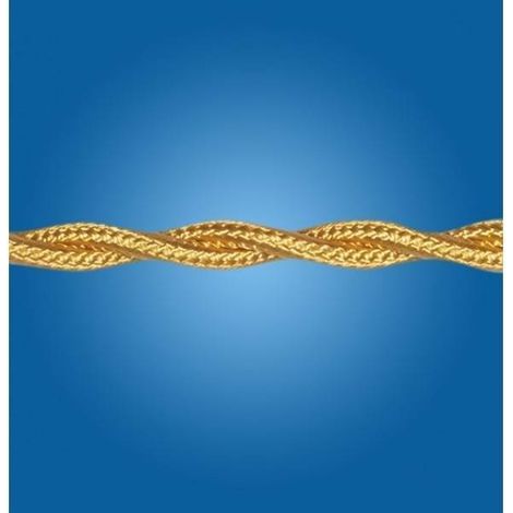 Elettroservice cavo treccia 3x0,75 colore oro 2 metri 10507/b2