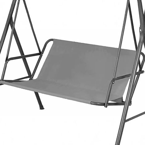 Housse de protection pour balancelle de jardin, 115 x 48 x 48 cm, tissu Oxford gris, résistant aux intempéries et à la poussière, pour l'extérieur (1/5)