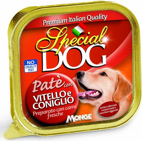 SPECIAL DOG - PATE' CON VITELLO E CONIGLIO 300GR
