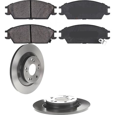 KIT FRENI ANTERIORI compatibile con HYUNDAI ACCENT II (LC) - DISCHI + PASTIGLIE OEM: FDB4076 / 17578 , 17814 /SOSTITUZIONE DIRETTA/BASSA POLVERE/SILENZIOSO (1/5)