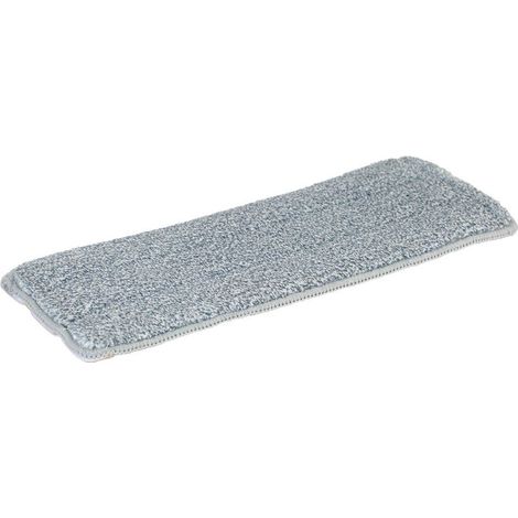Facilitys – Lingette microfibre lavable pour balai serpillière – Recharge autonettoyante – Dimensions 32x12cm – Compatible balai référence 6129 (1/2)